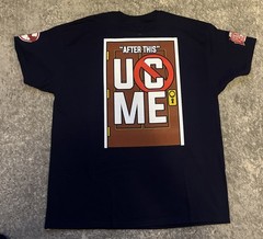 WWE Authentic John Cena New York Madison Square Garden Final Raw Shirt XL