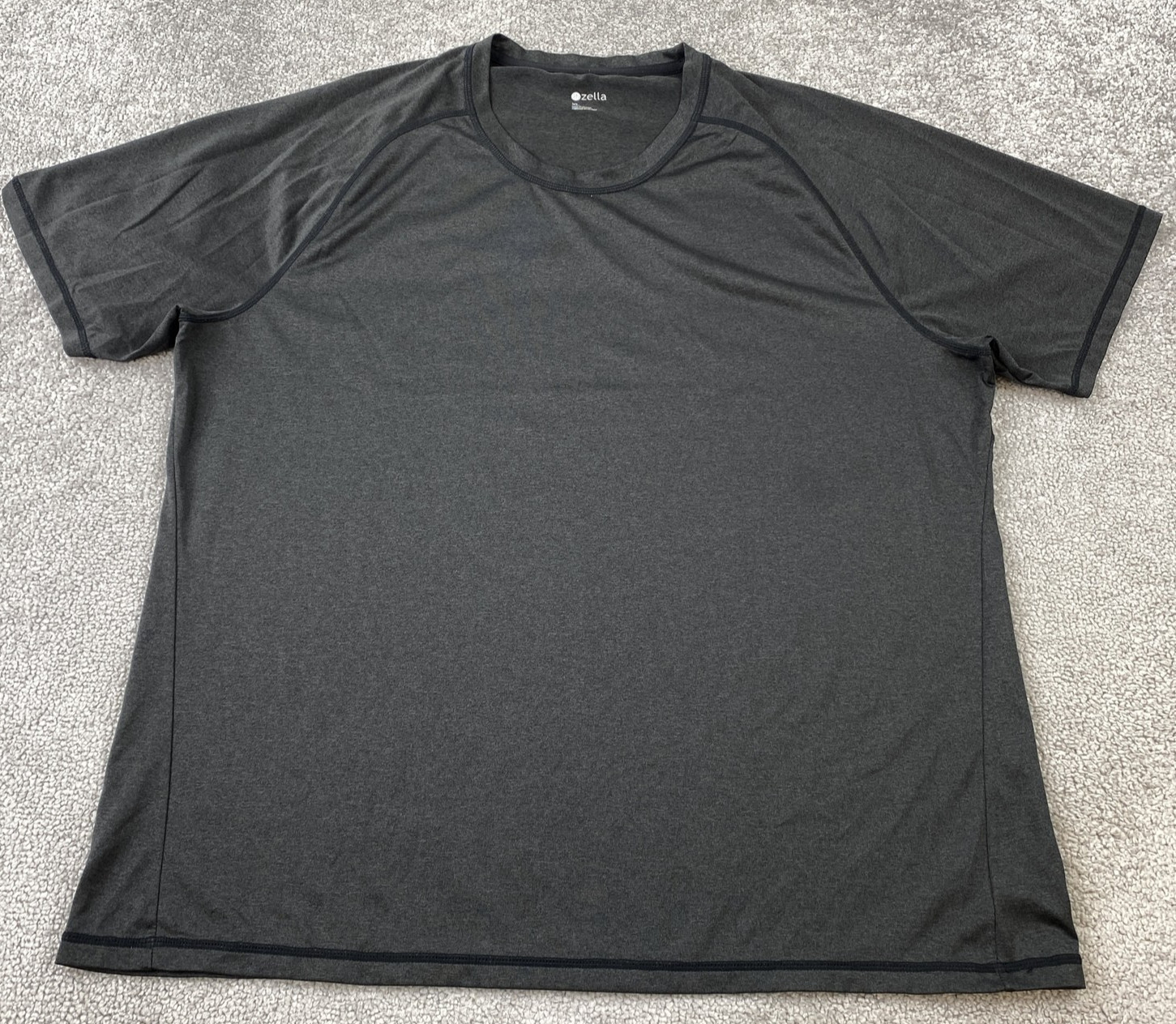 Zella T Shirt Tee Men’s XL Dark Gray Short Sleeve Activewear Athletic Knit