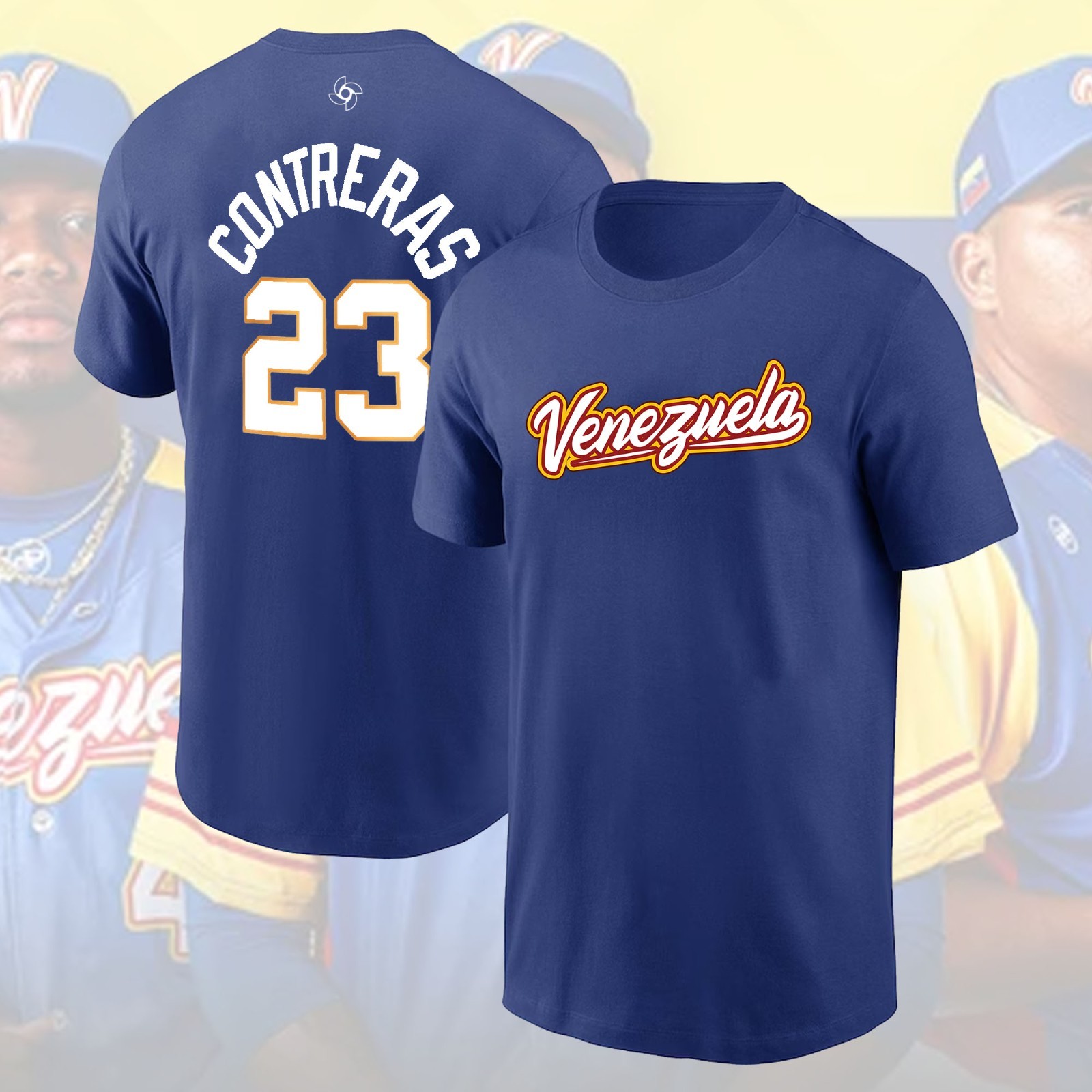 SALE! William Contreras #23 Venezuela 2026 World Baseball Classic Name & Number gallery
