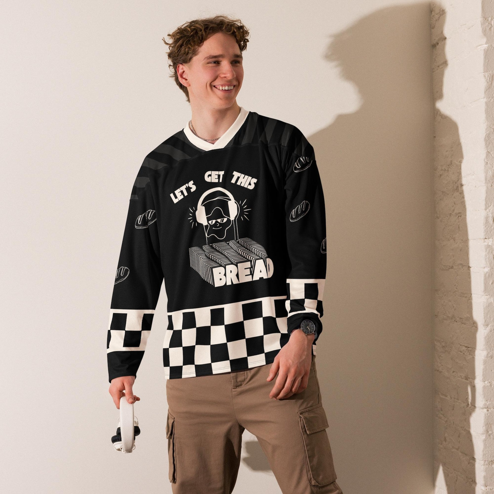 Rave Hockey Jersey Daily Bread Jersey EDM Merch Rave Merch Rave Outfits gallery