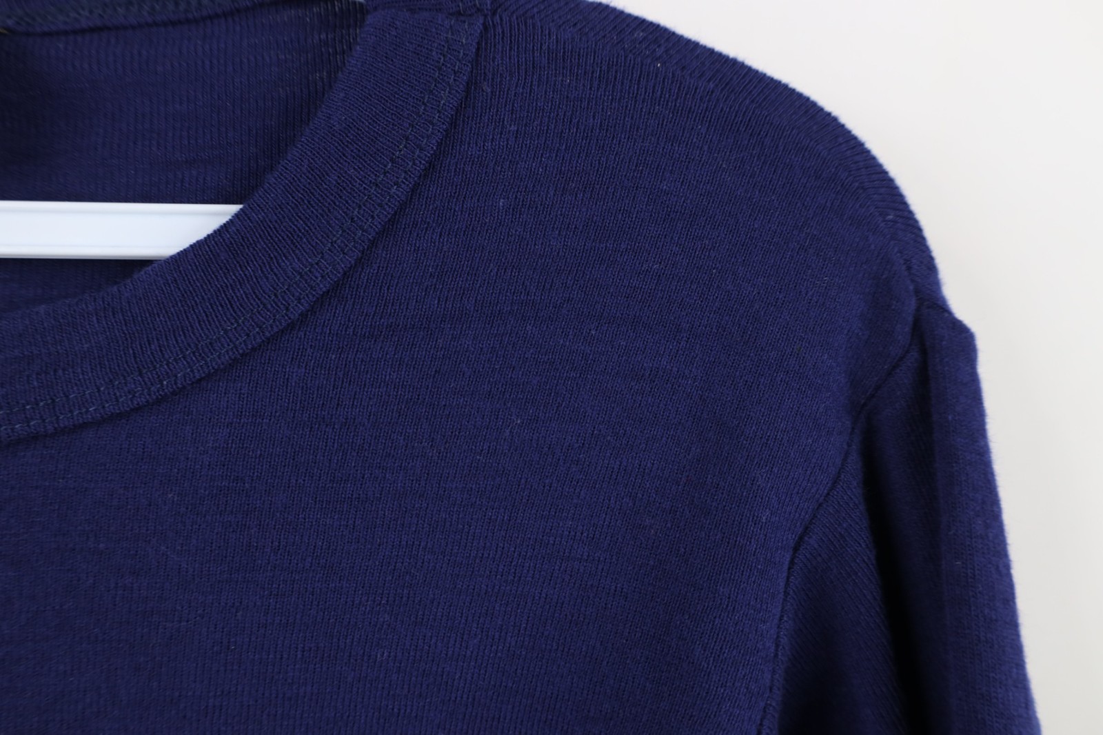 Vtg 90s Streetwear Mens Medium Blank Thermal Ribbed Knit Long Sleeve T-Shirt USA gallery
