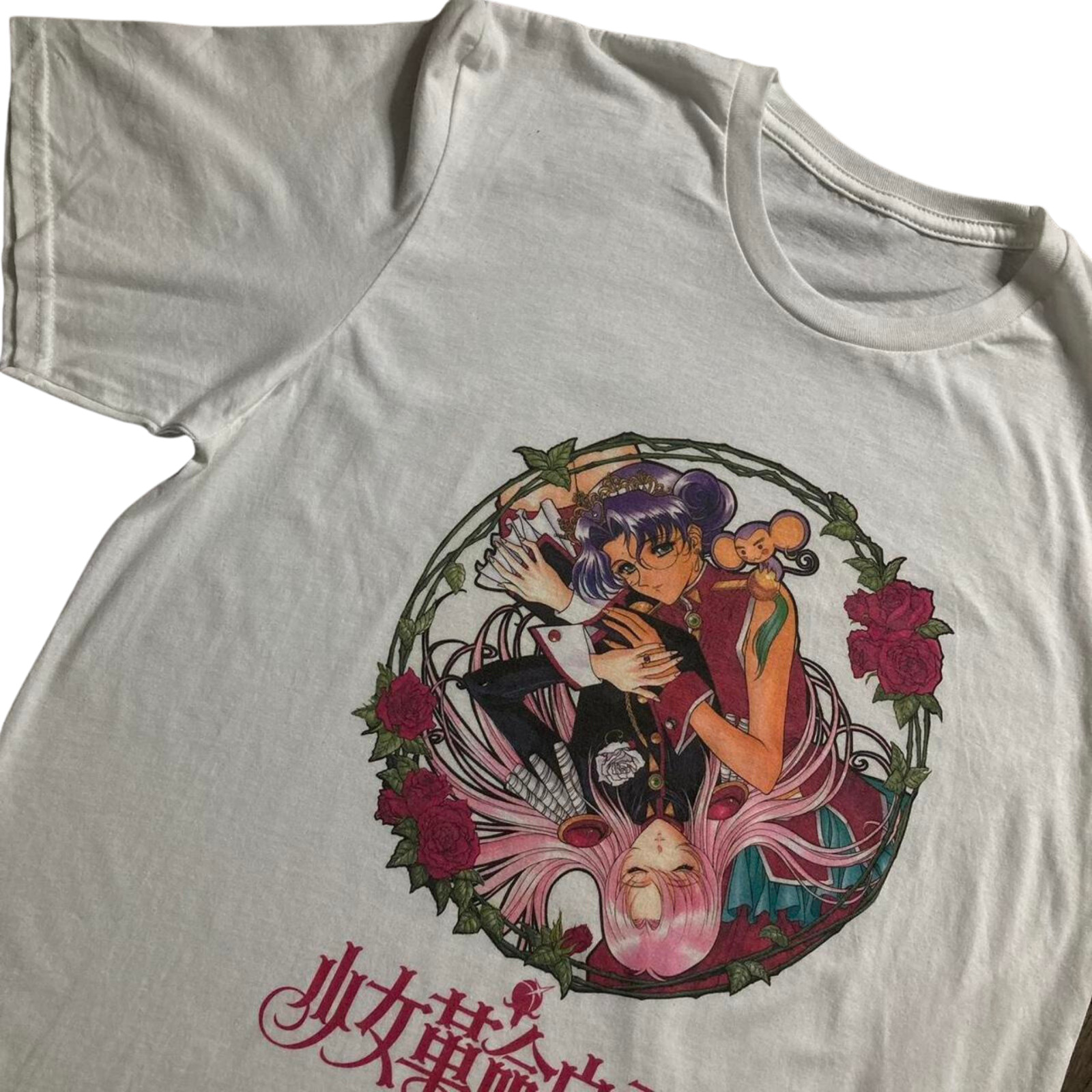 REVOLUTIONARY GIRL UTENA Utena & Anthy Anime UNISEX t shirt - high quality print gallery
