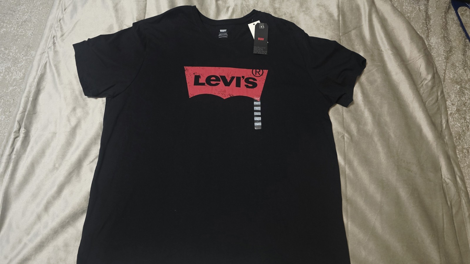 Levi Signature Men’s Shirt XXXL Black Short Sleeve 100% Cotton