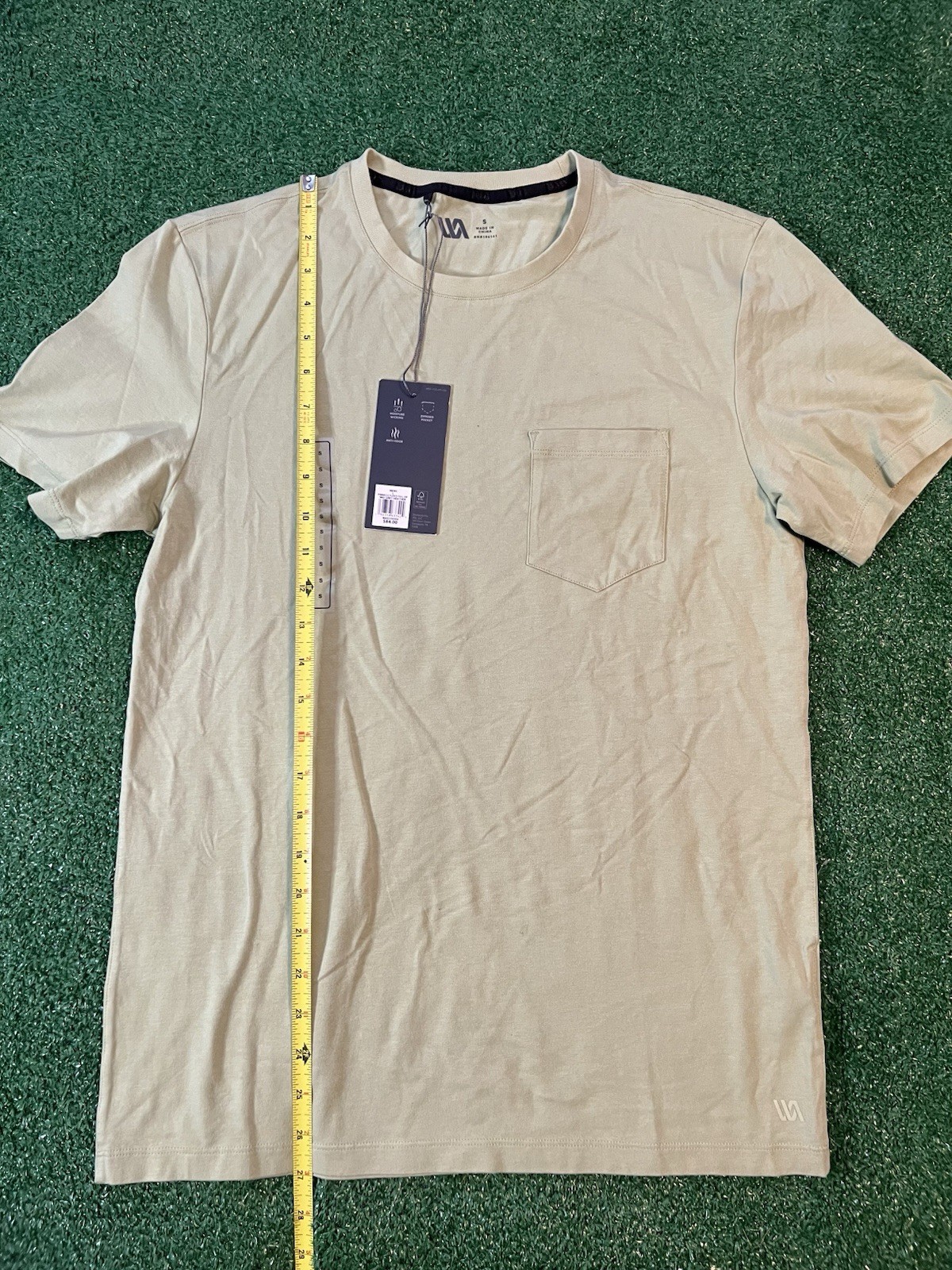 VRST Men Pocket Tee Shirt New Tinted Green MENS SIZE Small NWT gallery