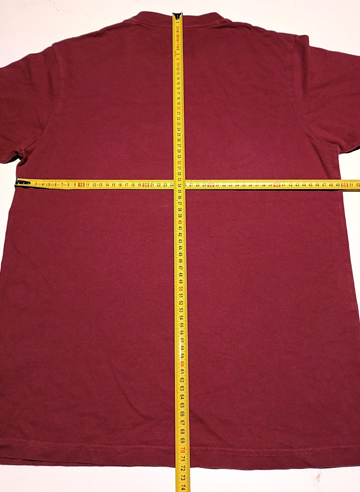Dickies T-Shirt M Red Burgundy Classic Horseshoe Graphic Logo Cotton Tee Mens gallery