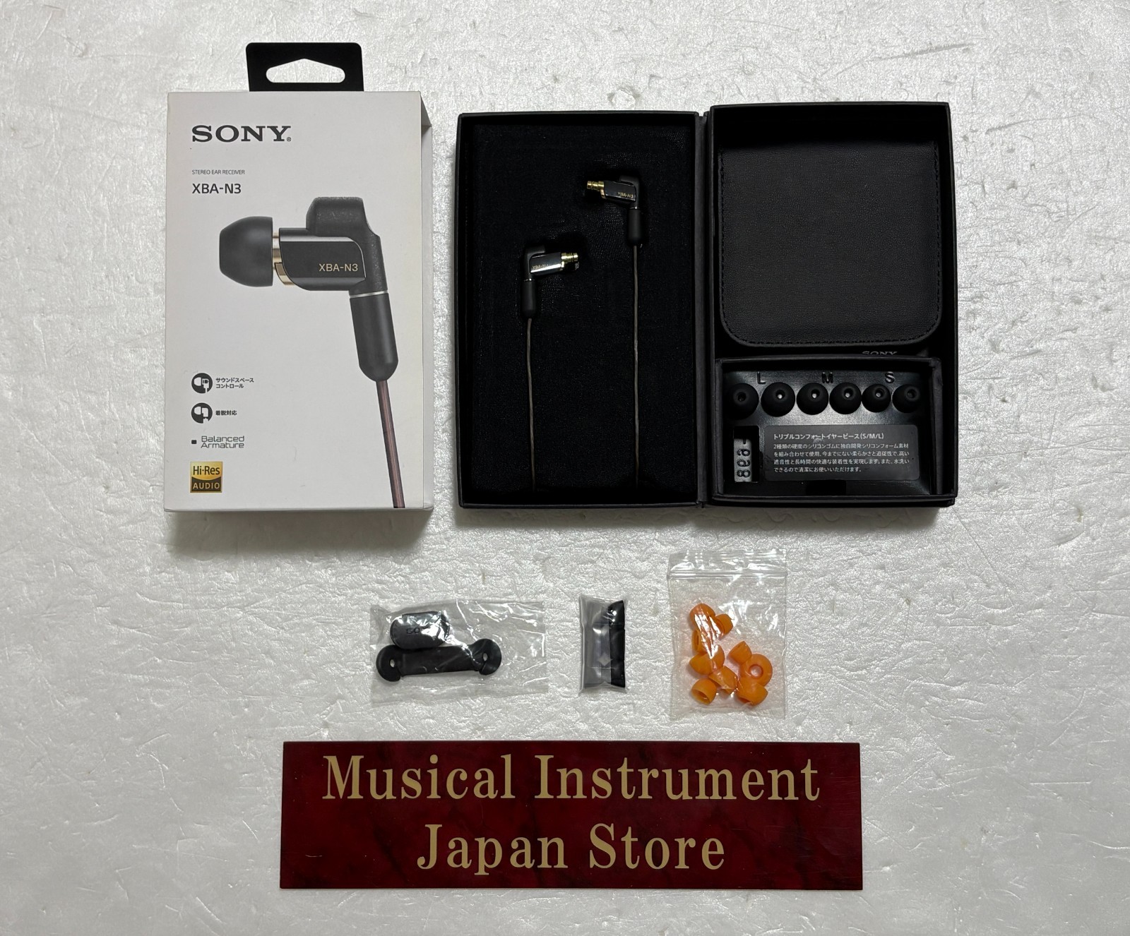 Sony XBA-N3 In-Ear Canal Earphones High Resolution with Original Box