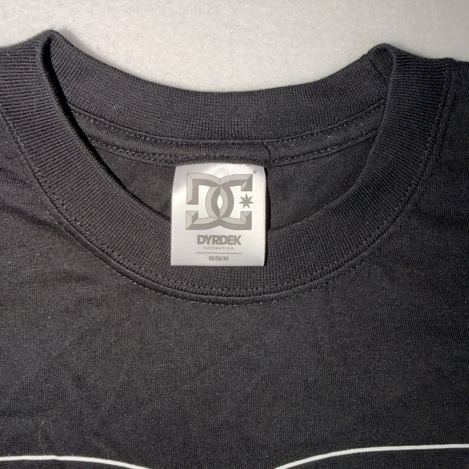 Y2K DC Shoes Rob Dyrdek Collection Graphic Logo Tee Black Medium NWT gallery