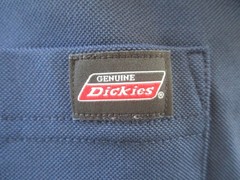 Dickies Genuine Men Blue Logo Pocket Tee – 3XL Short Sleeve 100% Polyester
