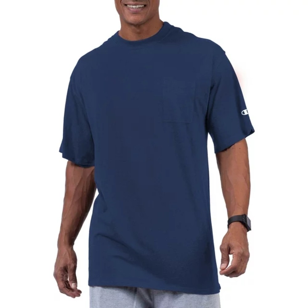 Champion Big & Tall Men's Jersey Pocket T-Shirt, Sizes LT - 6XL, Color Options gallery