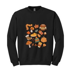 Fall Sweatshirt, Retro Pumpkin Sweatshirt, Autumn Sweatshirt, Pumpkin Lover Swea