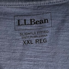 LL Bean Freeport Maine Distressed Moose Logo Slightly Fitted T Shirt Mens XXL