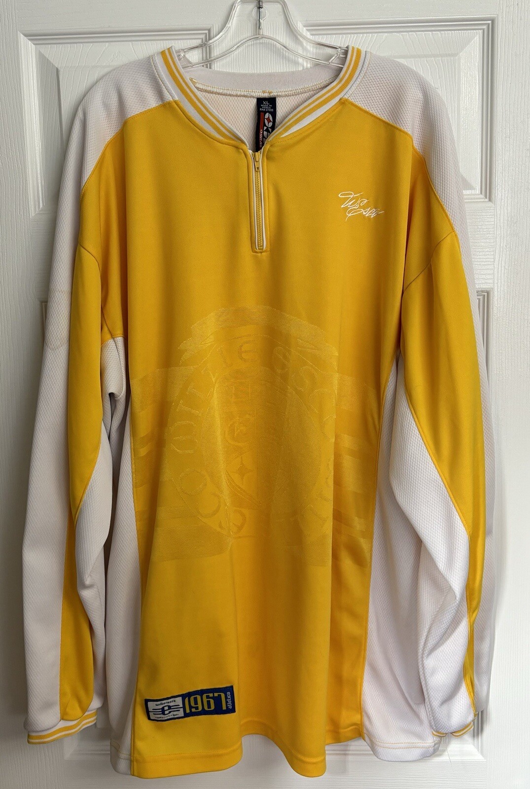Vintage Willie Esco Mens XL 1/4 Zip Long Sleeve Track Jacket. Rare Hip Hop Style gallery