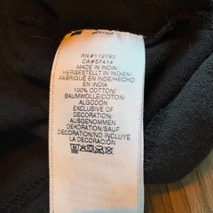Y2K / Designer True Religion Embroirdered Gold Crest Logo T Shirt Black Medium