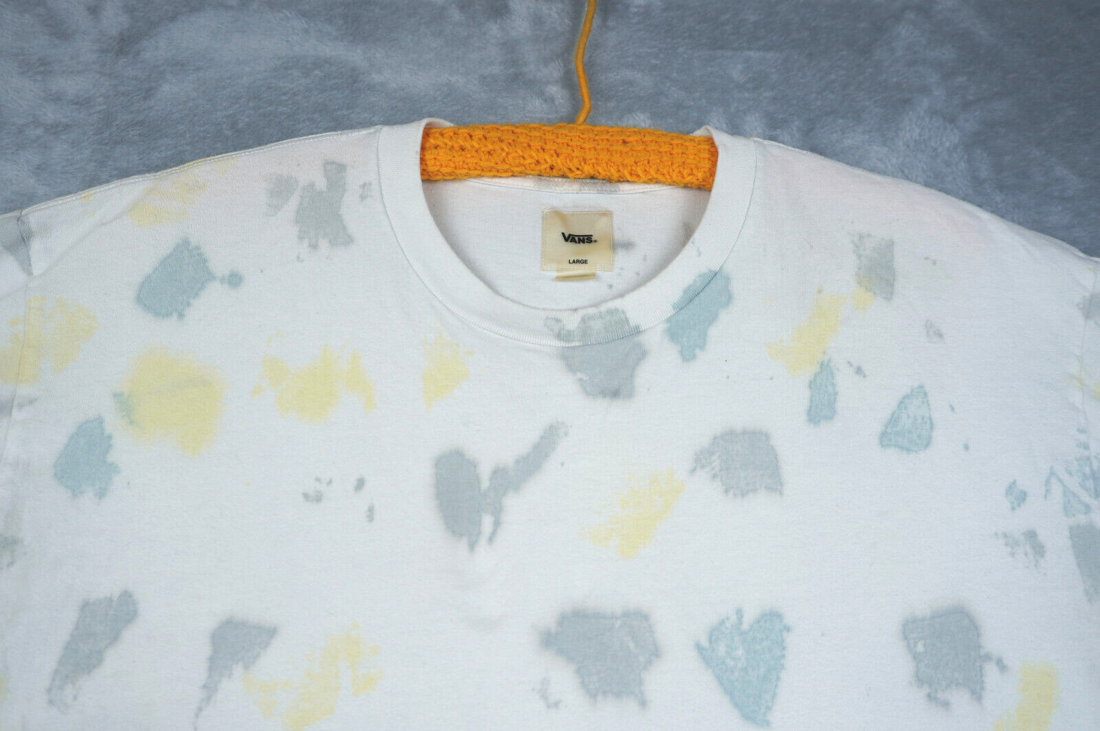Vans Paint Blotted White T-shirt size Large gallery