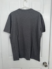 NWOT-Pact-Men’s Organic SoftSpun Essential V-Neck Tee-Med Grey Heather- (LARGE)