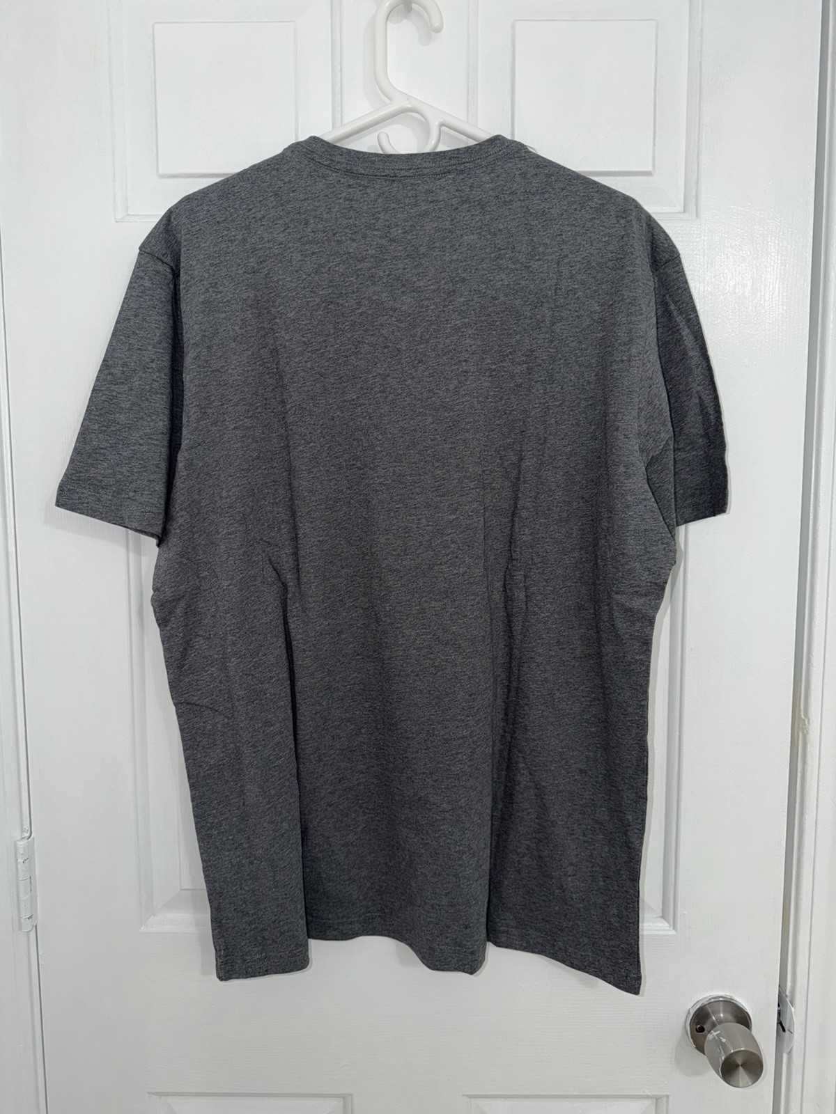 NWOT-Pact-Men’s Organic SoftSpun Essential V-Neck Tee-Med Grey Heather- (LARGE) gallery