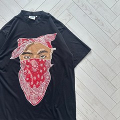 Vintage 00s Redrum Tupac Heavyweight OG Rap tee Gangsta 4XL y2k streetwear 2Pac