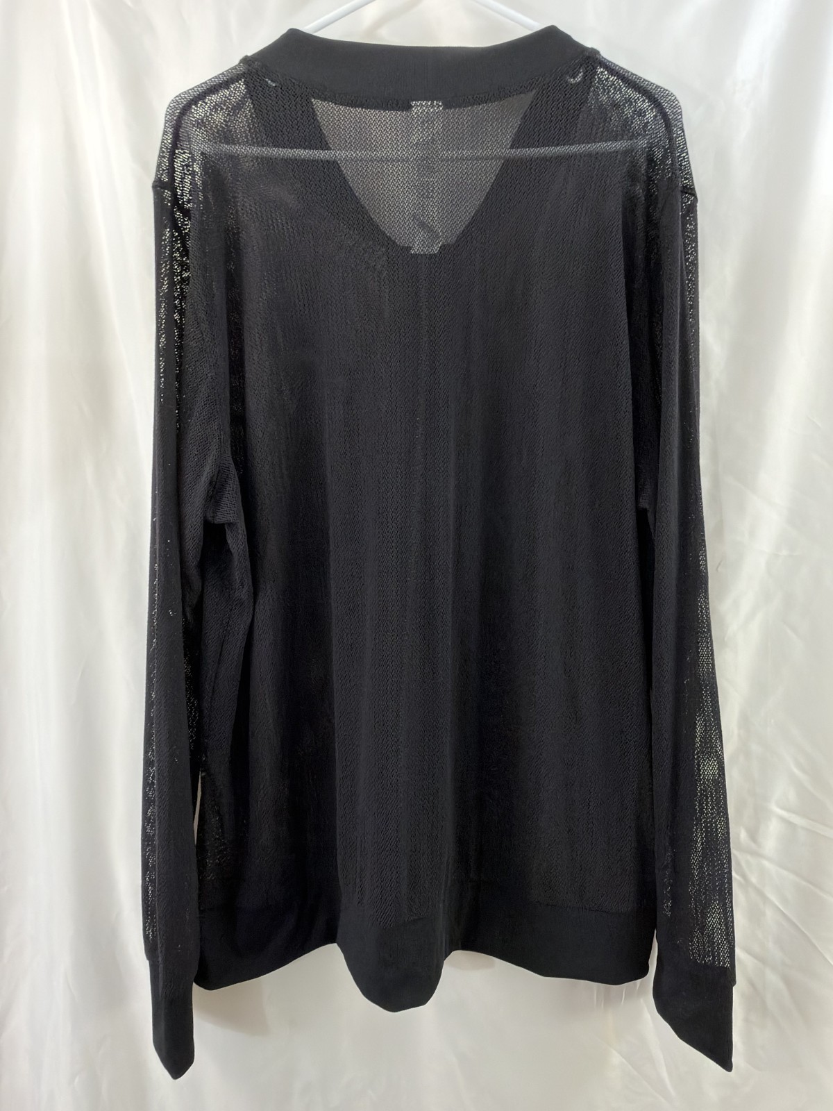 NWT Fabletics Marcie Bomber Jacket Semi Sheer Mesh Sz2x Zip Up gallery