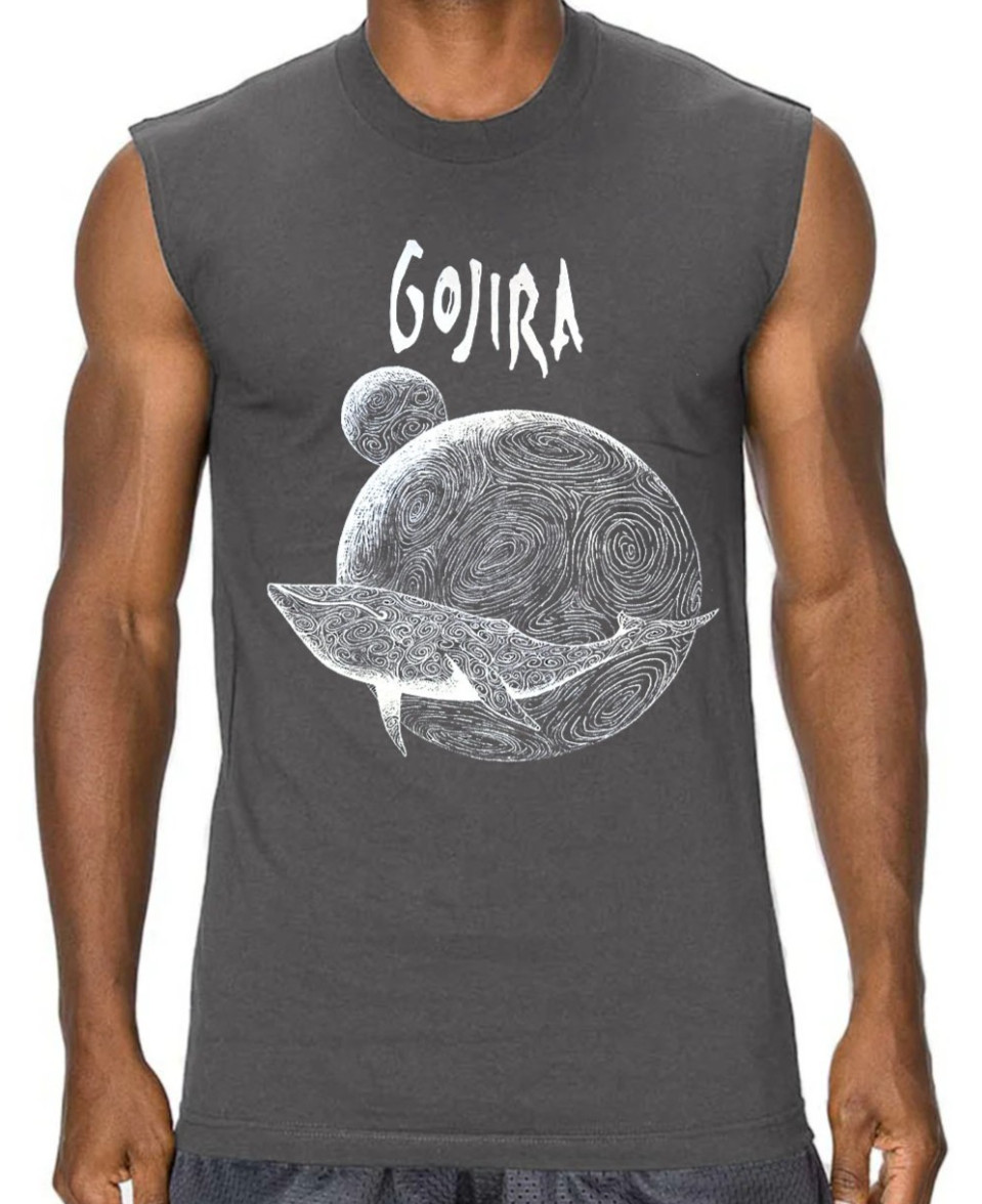 Gojira French Heavy Metal Band Men's Muscle Shirts (Multiple Variations) gallery