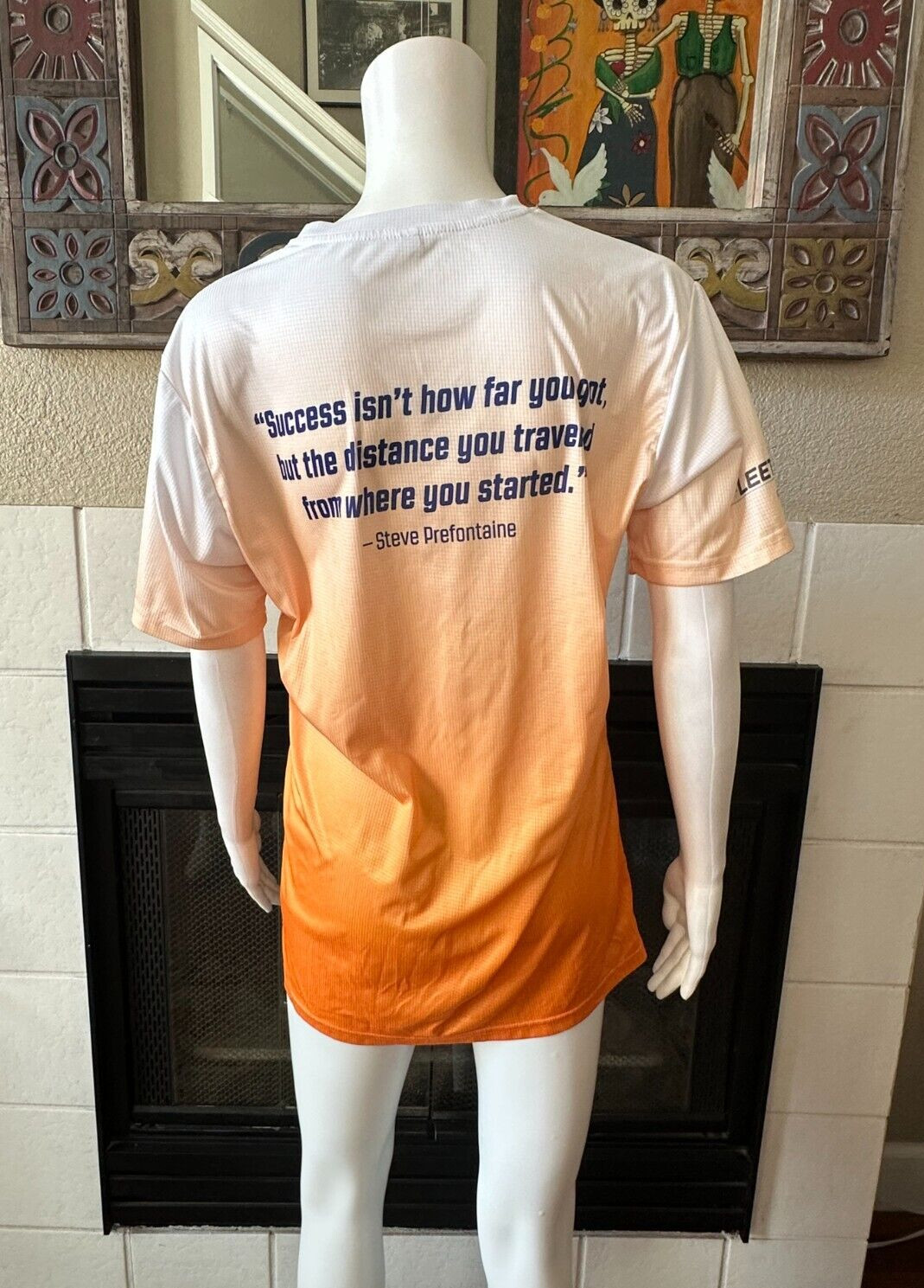 Go Race Productions Track shirt runners athletic armpit to armpit 19" length 28" gallery