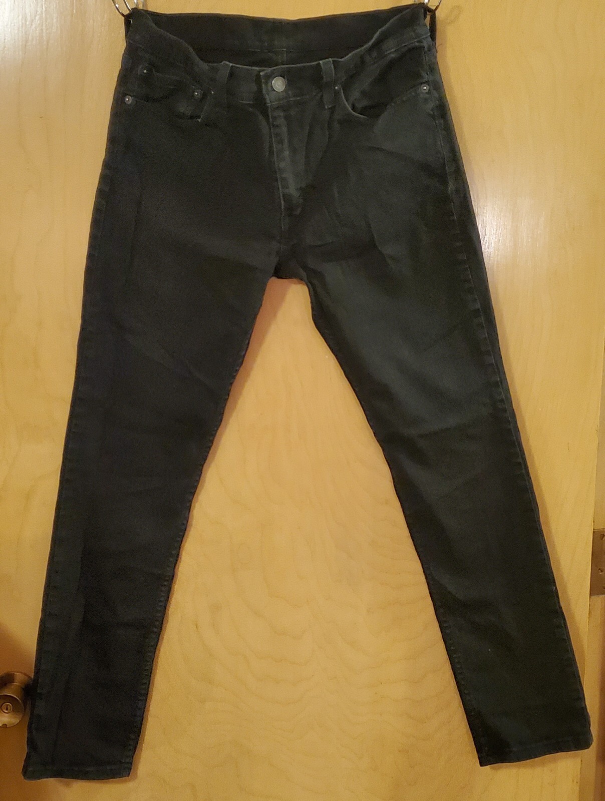 Levi's Strauss & Co. 511 Jeans 32x32 /Black Denim Flat Front Straight Leg gallery