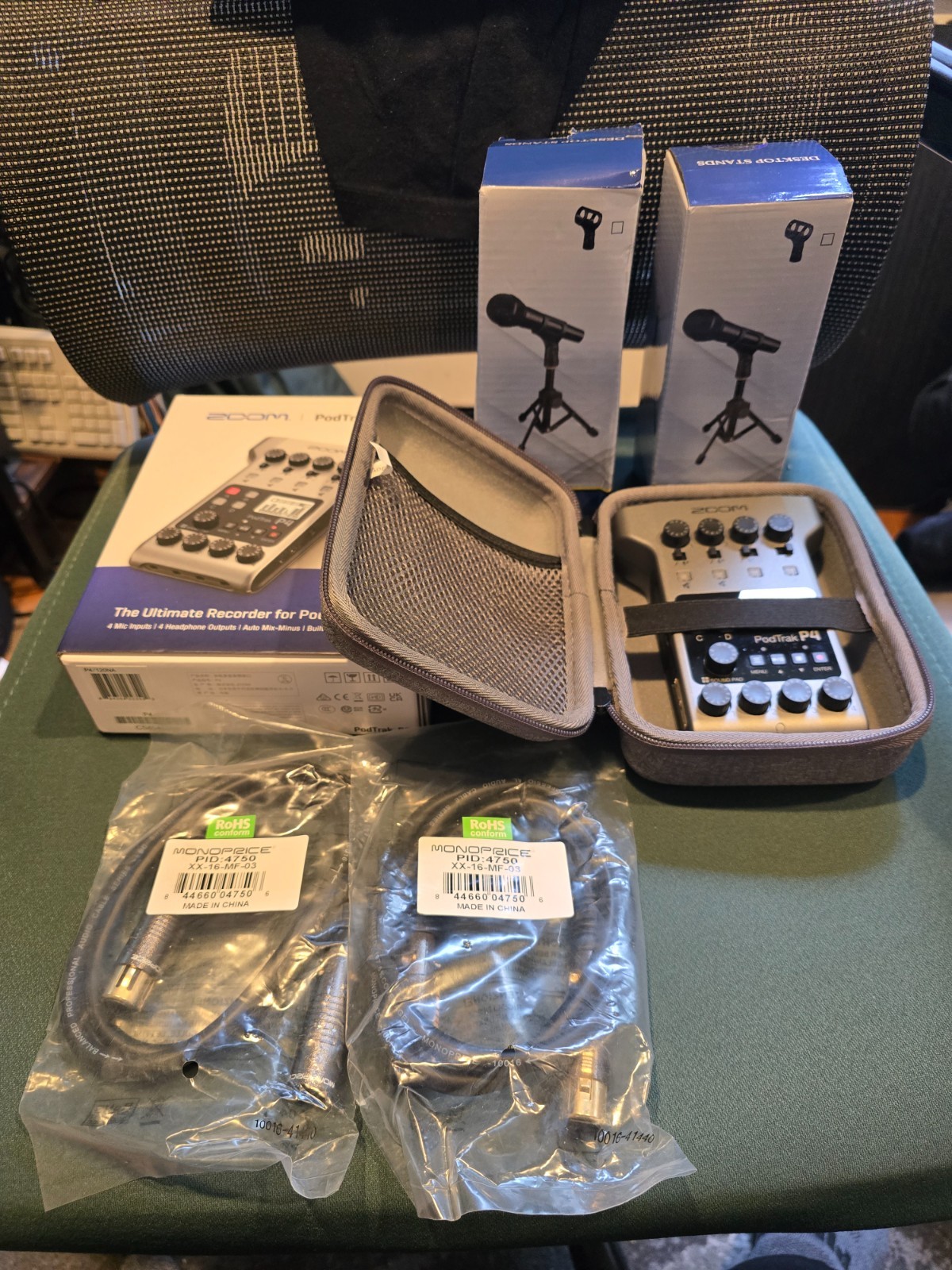 Zoom PodTrak P4 – Save Money With Podcast Accessories Included!