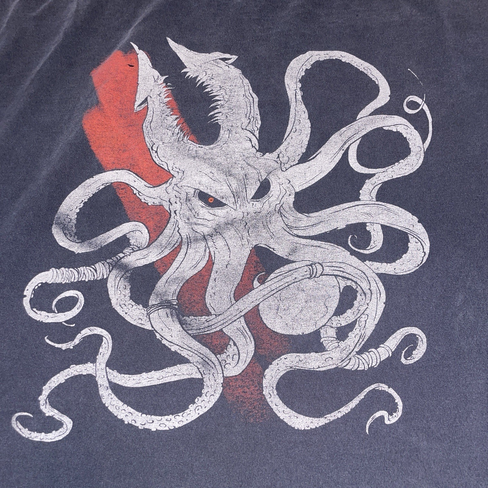 Kraken Octopus T-Shirt Distressed Graphic Street Wear XXXXLarge 4X See Photos gallery