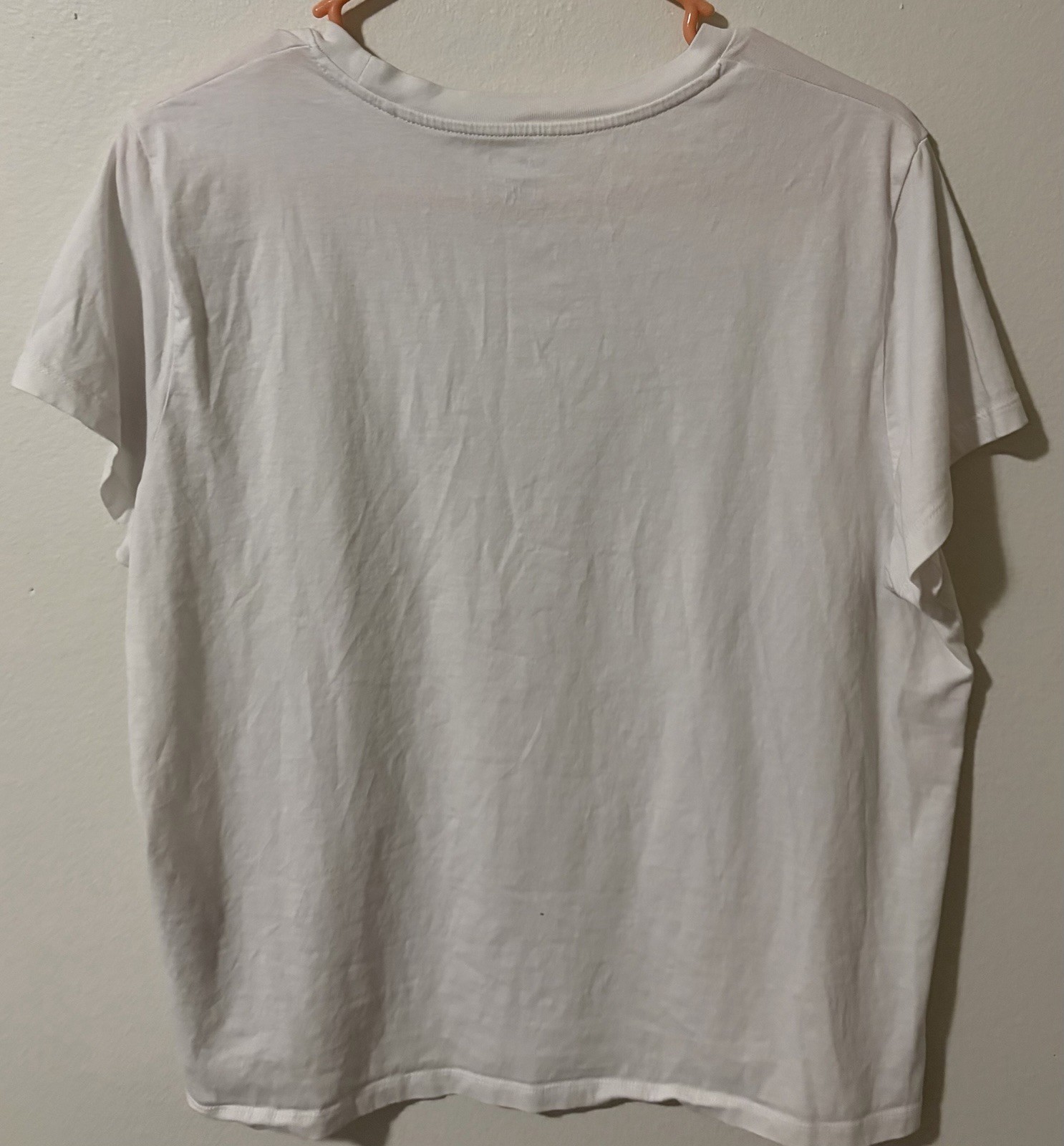 Levi's Womens White Graphic Logo Cotton T-Shirt XL Short Sleeve gallery