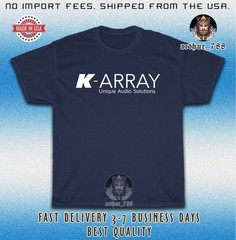 New K-ARRAY Unique Audio Solution Logo Men’s T-Shirt American Size S-5XL Tees