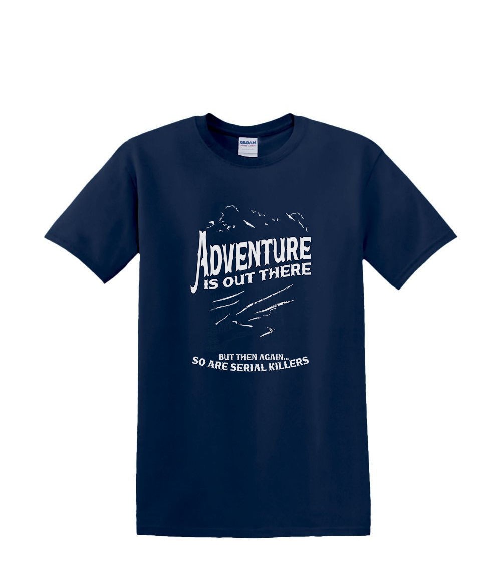 TRANSFER for apparel tshirts hoodie - ADVENTURE IS OUT THERE serial woods gallery