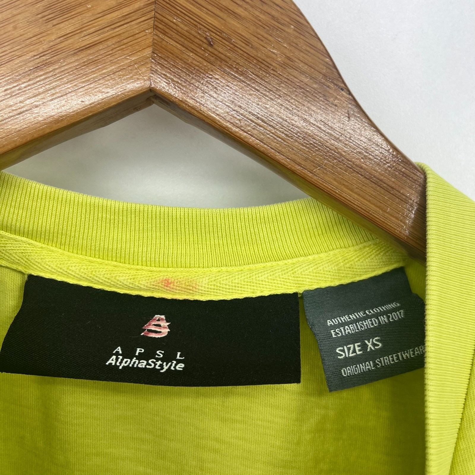 Alpha Style T-Shirt Men's XS Green Embroidered Patches APSL Short Sleeve gallery