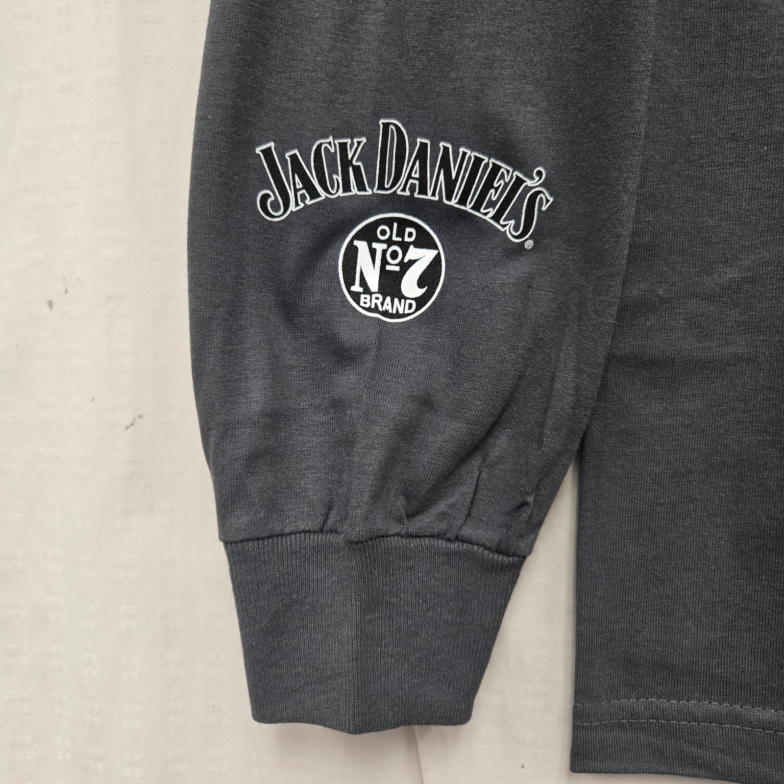 Jack Daniel's JD Old #7 Long Sleeve Tee T-Shirt Adult Charcoal 3XLarge DISPLAY gallery