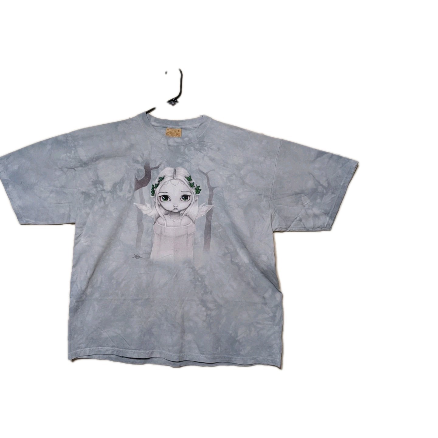 The Mountain Men's T-shirt Blue Onyx Fairy Large Eyes LT XL #2799 NWOT gallery