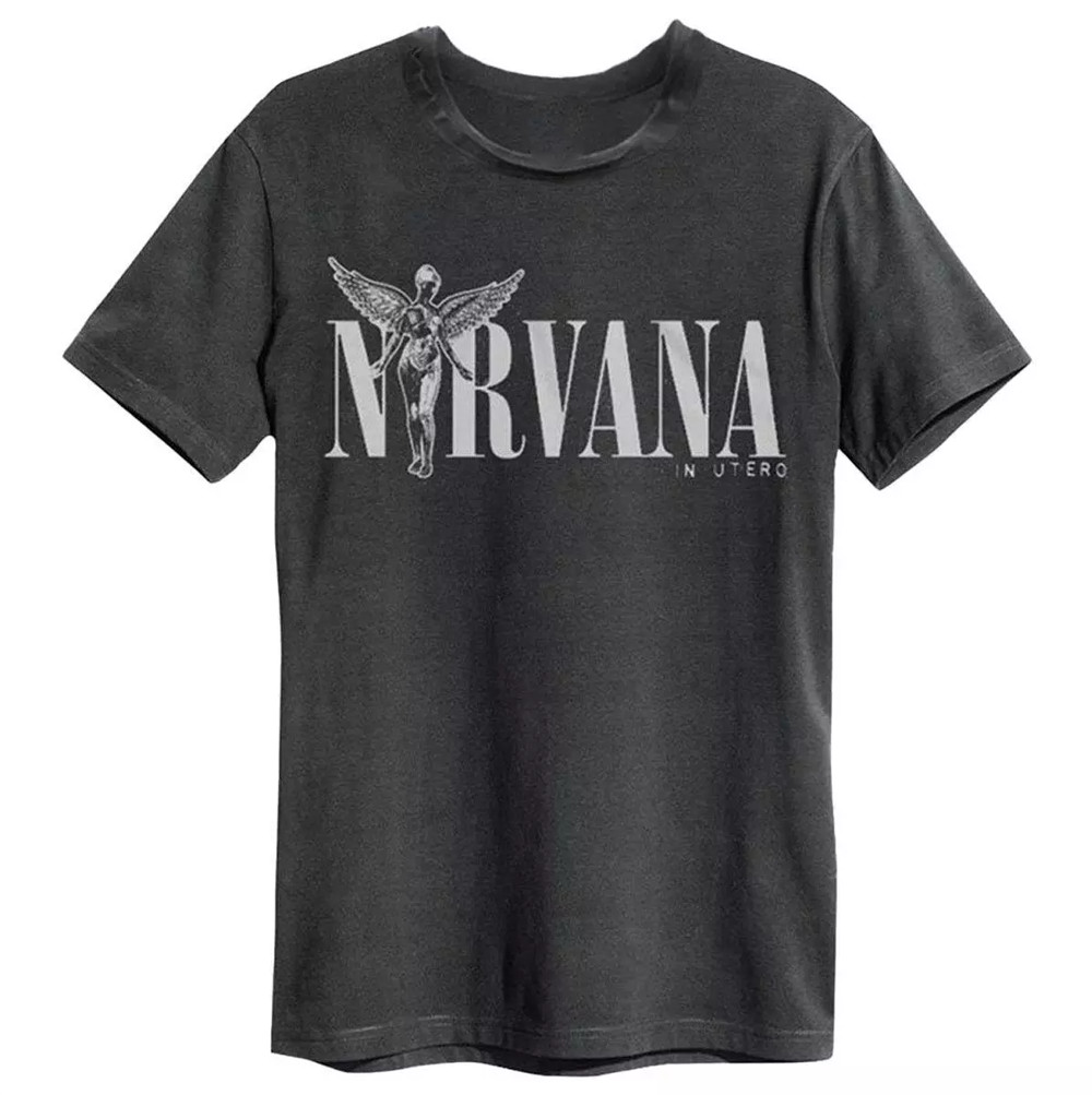 Nirvana In Utero Charcoal Cotton Unisex T-shirt s-5xl DO214