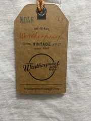 Weatherproof Vintage Men’s Large Oatmeal White Long Sleeve Henley T-shirt $44