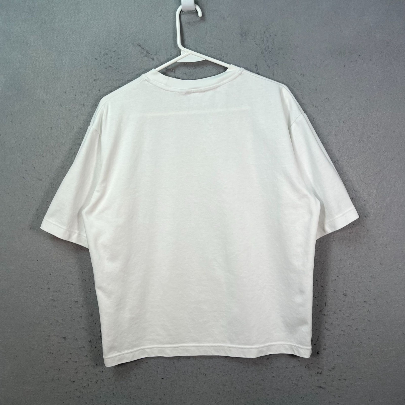 Uniqlo U Airism Mens Size Small White Crew Neck T-Shirt Cotton Blend gallery