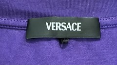 Authentic Versace T-Shirt with White Logo & Medusa Head Graphic Men’s