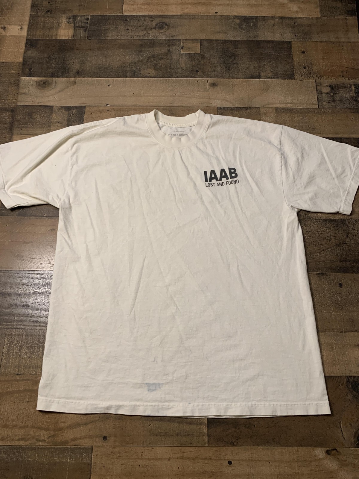 Drake Related Shirt Mens XL White IAAB Lost And Found Tour Tee It's All A Blur gallery