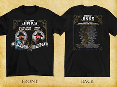 2 Sides Cody Jinks 2025 Hippies & Cowboys Tour Shirt Black Unisex S-5XL E1739