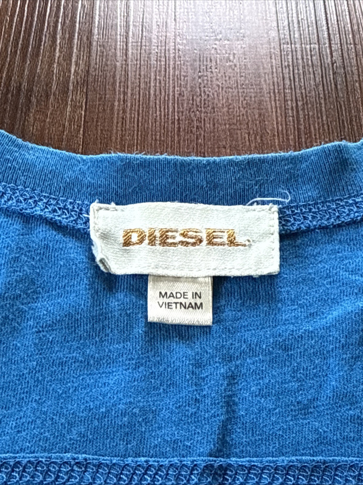 DIESEL Distressed V-Neck Tee Size XL Casual Designer Street Wear City Italy gallery