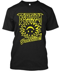 RARE Beartooth Sunshine American Retro T-SHIRT Black Cotton All size 1HRC61