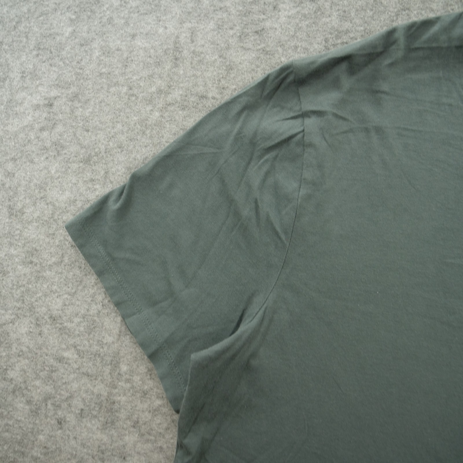 Vince Shirt Mens Medium Gray V Neck Short Sleeve Pima Cotton Casual gallery