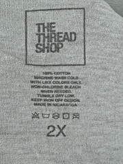 Size 2X – The Thread Shop Sony Jake Miller JM Sneaker Bouquet T-Shirt White