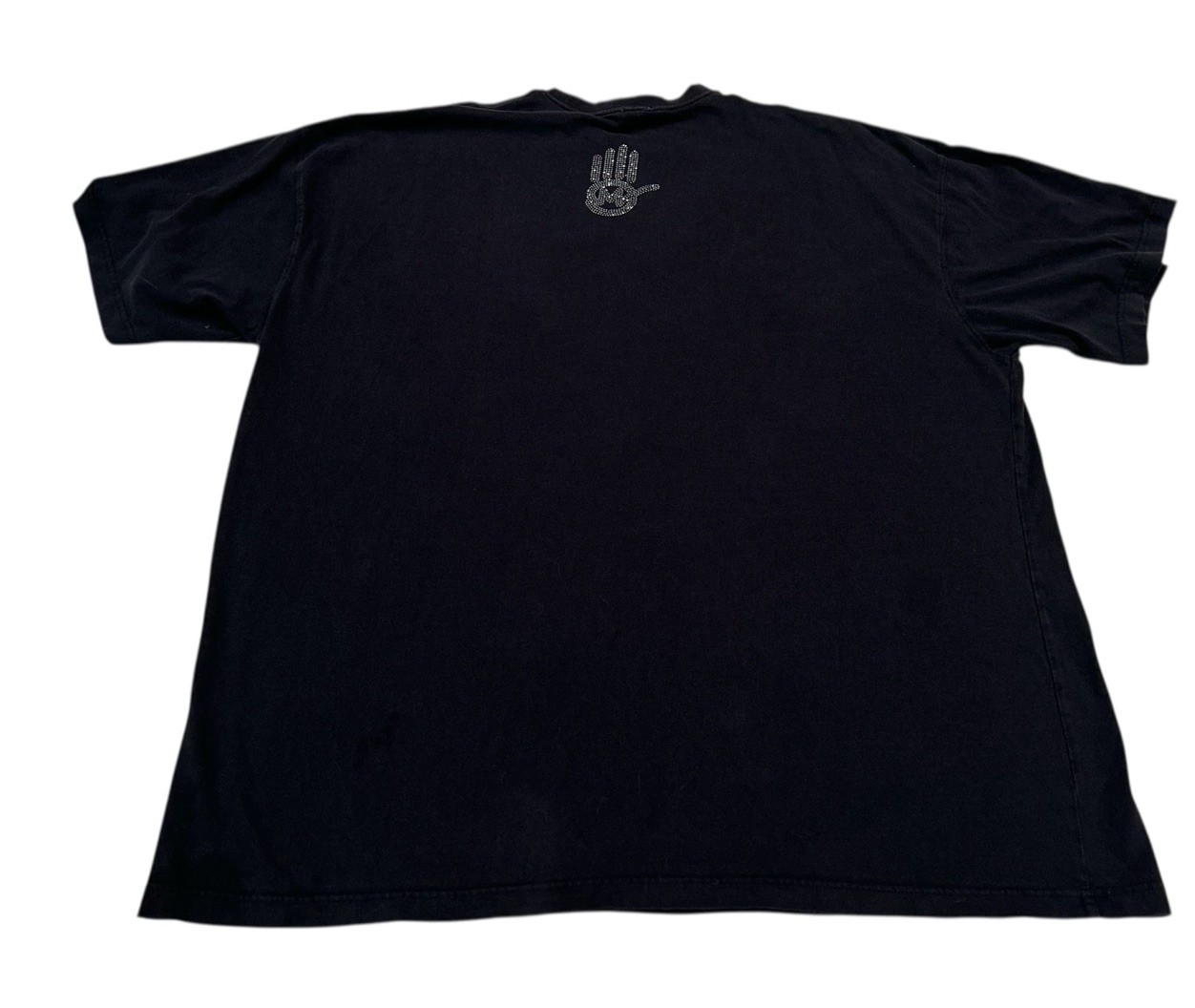 Vintage Y2K Miskeen Originals Men's 3XL Black Hand Painted Shirt Skate Hip Hop gallery