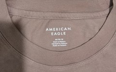 American Eagle Men’s Pink New York Graphic Crew Neck Short Sleeve T-Shirt M