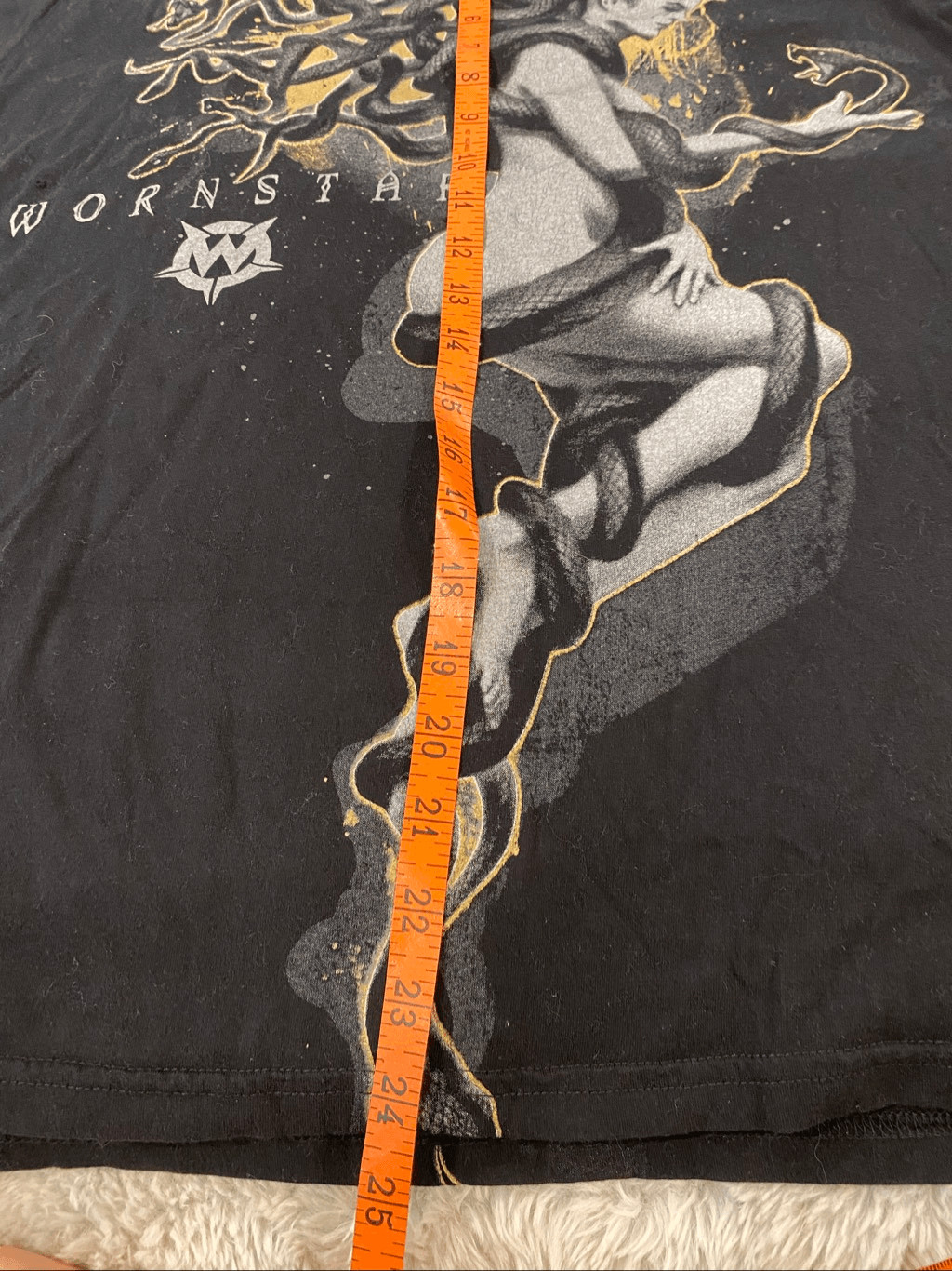 Wornstar Medusa Graphic T Shirt Rock Metal Biker Gothic Black Tee Grunge Punk gallery