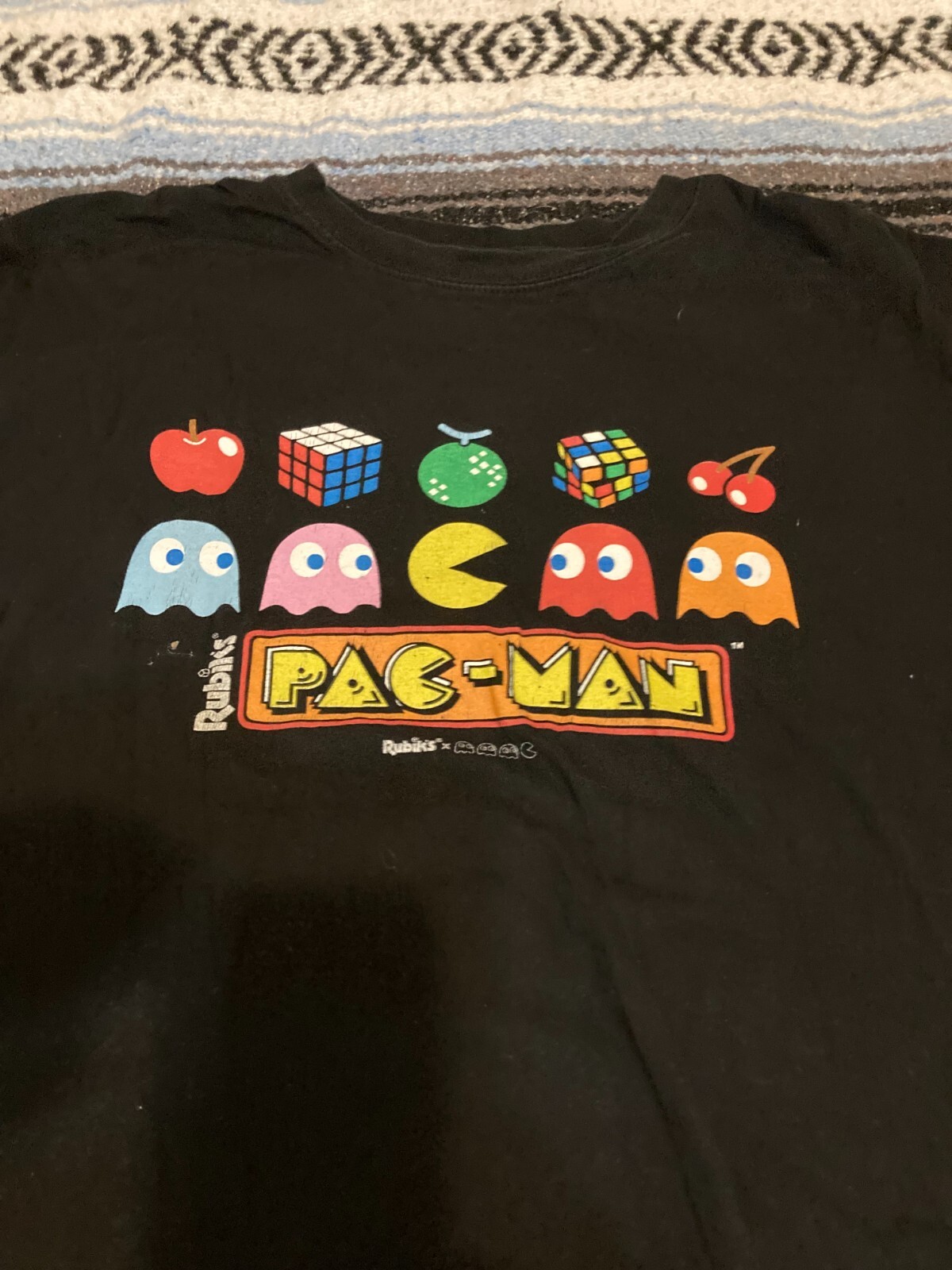 Brisco Vintage Black Graphic Clothing Pacman 2006 Retro Game Vintage Shirt XL gallery