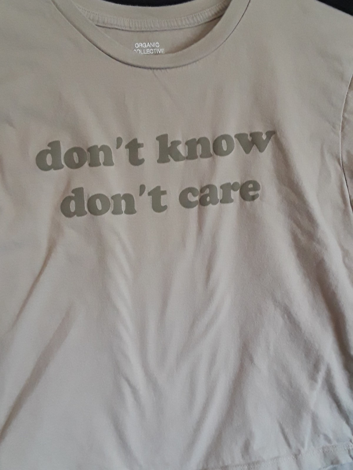 Dont Know Dont Care T Shirt XS teens gallery