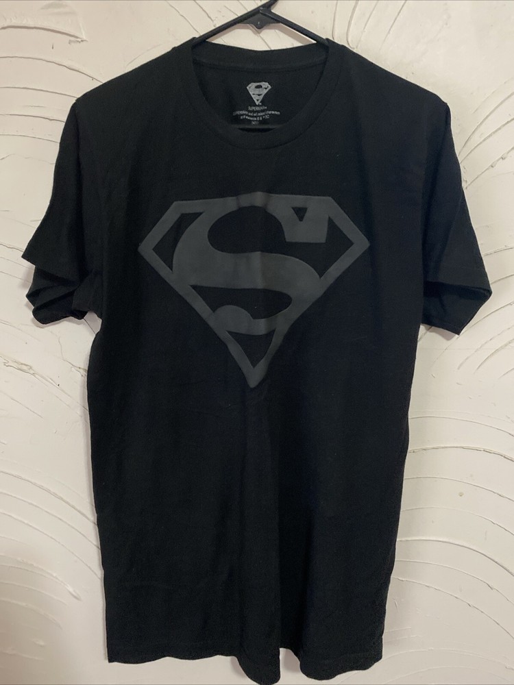 Superman Blacked Out Size Medium T-Shirt Murdered Out