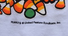 Vintage Official Peanuts Snoopy Witch Woodstock Halloween Trick Or Treat Shirt L